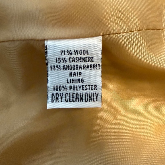 Talbots women’s houndstooth wool & cashmere blazer size 10 - Picture 8 of 8